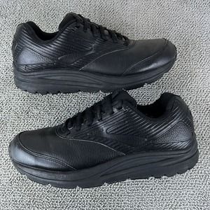 Brooks Addiction Walker 2 Triple Black Walking Shoes Sneakers Men's Size 8.5B